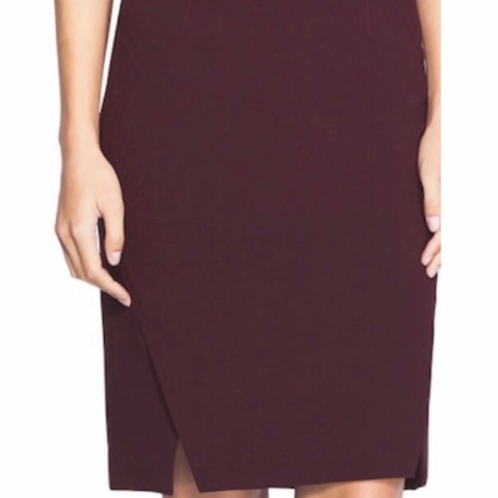 White House Black Market Black Cherry Pencil skirt